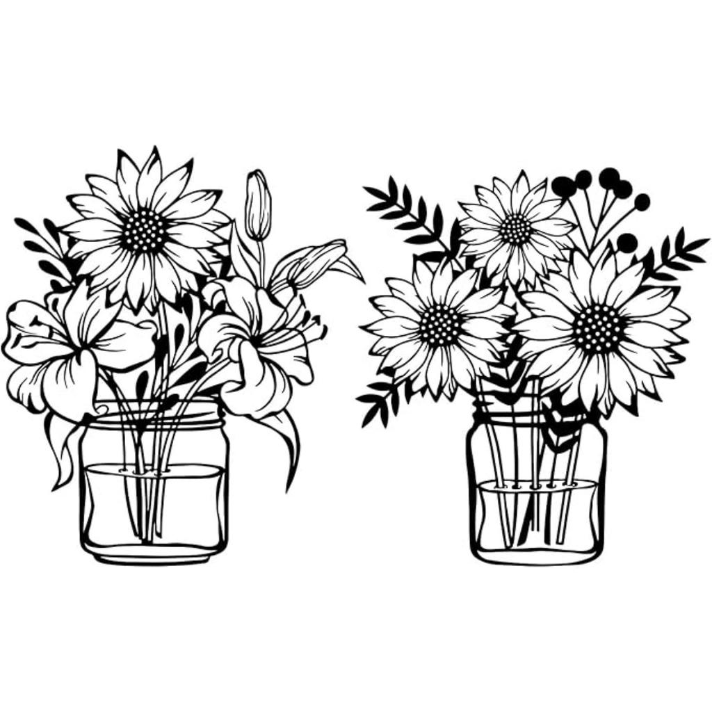 1 шт. Настенный декор из металла, цветы, настенное искусство, подсолнухи, цветочные украшения для дома для ванной комнаты, гостиной, домашнего офиса