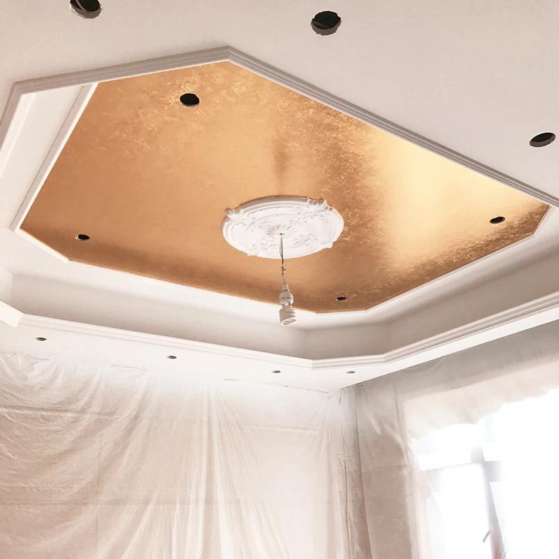 100 Sheets Imitation Gold Silver Foil Paper Leaf Gilding DIY Art Craft Paper Birthday Party Wedding Decorations