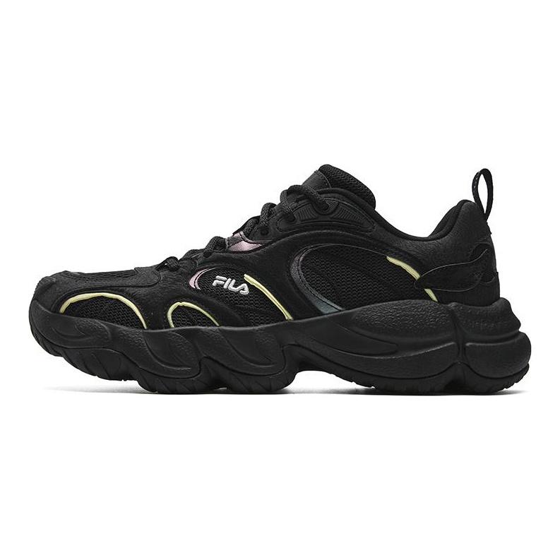 Fila ОРИГИНАЛЬНЫЕ Амортизирующие Устойчивые к истиранию Дышащие Легкие Низкие Массивные Кроссовки Мужские Черные F12M612109FBK
