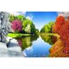 5D DIY Diamond Painting Four Seasons Trees Embroidery Cross Stitch Rhinestone Mosaic Home Decor