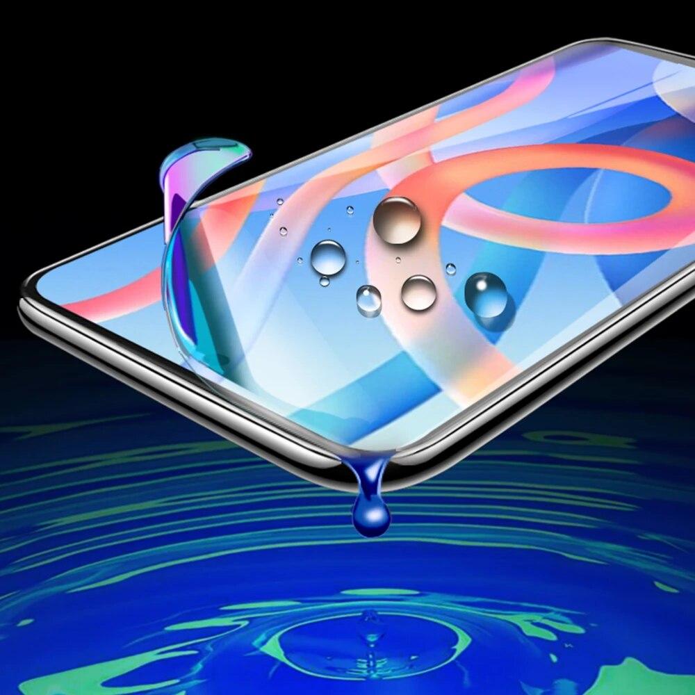 4 шт. Защитная пленка для экрана для Redmi Note 11 10 8 9 Pro Max 7 5 9 9C гидрогелевая пленка на Xiaomi mi 11 lite 10t Note 10 Pro пленка