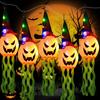 5PCS Halloween Decorations Hanging Ghost Spooky Pumpkin Decorations Props for Garden Yard Halloween Party Tree Door Lawn Party Supplies