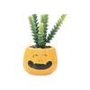 Хэллоуин Украшение для цветочного горшка, Тыква Искусственное растение Цветочный горшок