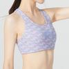 Nike As W Nk Df Swsh Ic Aop Gx Bra Letter Logo Pattern Printed Sports Bra Women Underwear Purple DQ5122-530