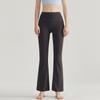 LAHN Women's High-Waisted Micro-Flare Yoga Pants - Hip-Lifting, No Visible Line, Petite Wide-Leg Design, Thin and Stylish.