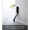Yamazaki Tower Magnetic Folding Door Stopper, Black, Dimensions: Approx. 4.5cm W X 7cm D X 28cm H (When In Use), Powerful Magnet, Easy Installation, E