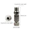 Airbrush Quick Disconnect Coupler Quick Release Fitting Adapter With 5 Male Fitting 1/8 Inch Fitting Hose Air Brush Parts