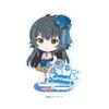 Gakuen Idolmaster 02 Tsukimura Temari Crepe Dress Ver. [Mini Character Illustration] Acrylic Stand Plate