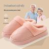 Женские водонепроницаемые хлопковые тапочки - Осень/Зима 2025, на вельветовой подкладке, теплые, толстая подошва, для домашнего/уличного использования