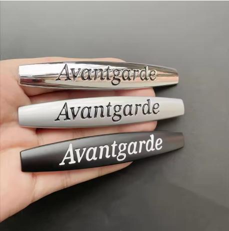 3D Metal Logo Avantgarde Emblem Car Fender Badge For Mercedes O7 W205 W211 W212 W203 W204 Avantgarde Sticker Accessories YT7