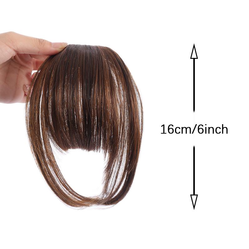 Парики с бакенбардами и челкой-эйрбег для женщин, синтетические парики, невидимые и не оставляющие следов, простые в носке, естественные и подходящие для любого случая