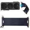 Кабель-райзер PCI-E 3.0 PCI Express Gen 3 Удлинительный шнур для GPU Удлинительный порт Адаптер 180 градусов Удлинительный кабель PCIE 3.0