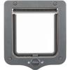 Cat Flap - 2 Positions - 20 × 22 Cm - Grey