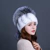 Hat Lady Winter New Mink Fur Fox Fur Woven Cap Winter Elegant Warm Fur Hat