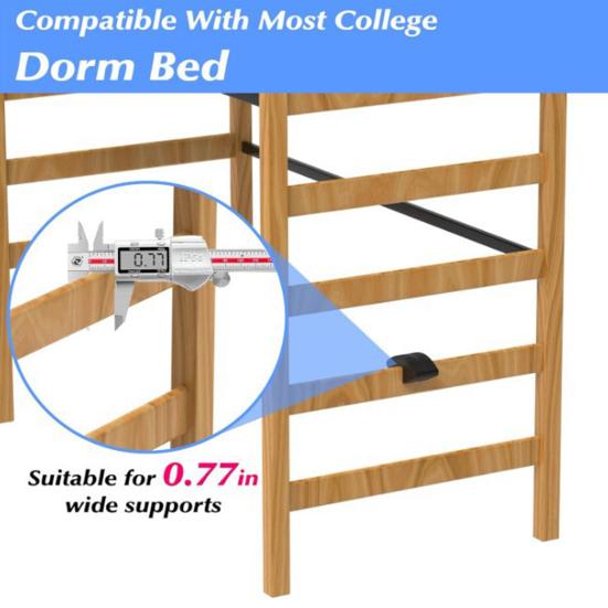 1/2/3 шт. Подставка для ног лестницы для кровати в общежитии, пластиковая накладка на ступень с противоскользящей поверхностью, защелкивающиеся лестницы для двухъярусной кровати в колледже, защита для ног, подушка для ступеней