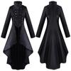 Women's Irregular Hem Lapel Tuxedo Vintage Long Top