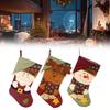 Рождественский носок ручной работы из нетканого материала, носок Санты для украшения вечеринки, подарок для друзей