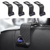 Car Seat Hook Multi-Purpose Carbon Fiber Texture On-Board Hooks For Ford Focus 3 2015-2018 Kuga 2016-2019 Escape C-MAX Ecosport