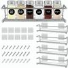 2/4PCS Hanging Kitchen Shelf Spice Shelf Wall-Mounted Kitchen Cupboard Doors