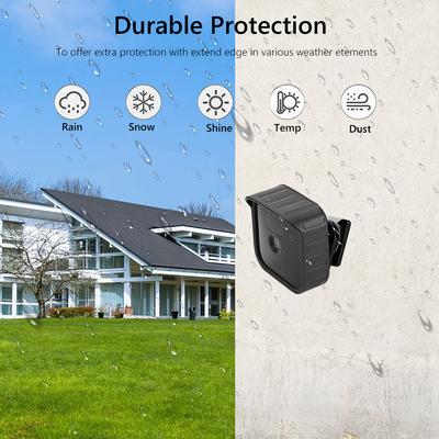 Силиконовый чехол, устойчивый к атмосферным воздействиям, для Blink Outdoor Indoor XT1 XT2(1шт черный)