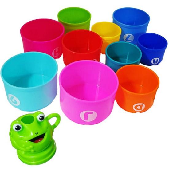 Frog Shower Cup Bath Toy, Korean Bath Toys