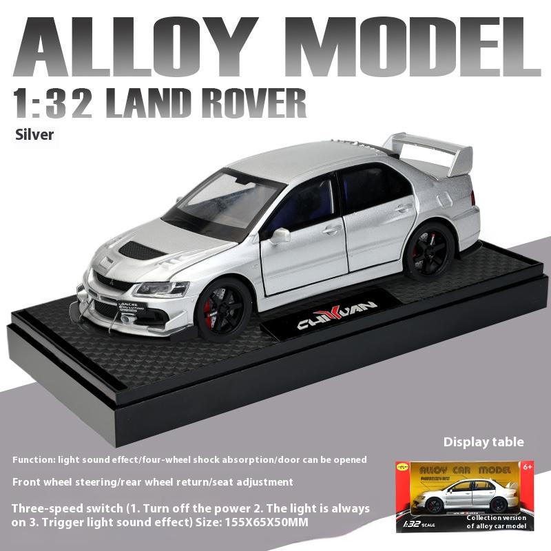 Mitsubishi EVO Model Alloy 1:32 Simulated Jdm Sports Car, Children's Toy Collection Model Ornaments for Boys Gifts