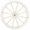 Murataya Industry Wood Wheel L White 6324 L Size