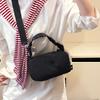 Summer New Foreign Style Portable Cylinder Bag Women's Simple Fashion Shoulder Bag Casual Light Messenger Bag Nylon Bag