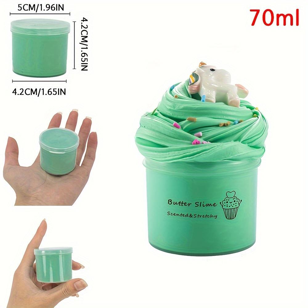 70 мл набор пушистых масляных слизей с ароматными слаймами «сделай сам», ананас, фруктовые подвески, слизь, супер мягкие и нелипкие игрушки-подарок на день рождения