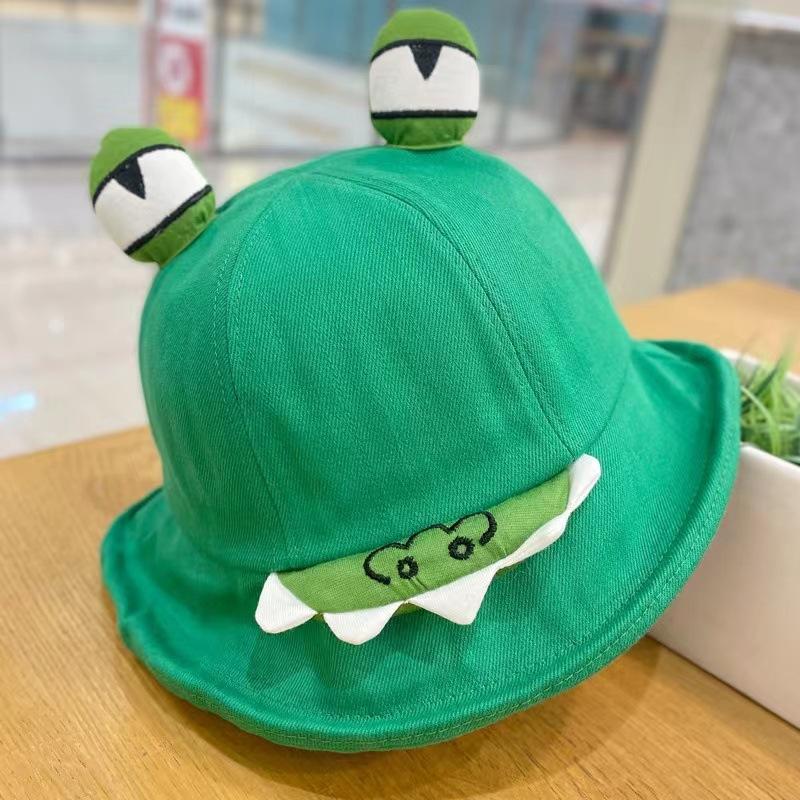 Милая и забавная шляпа рыбака, детская мультяшная трехмерная шляпа с большими глазами, купольная шляпа для мужчин, милая и милая шляпа от солнца, солнцезащитный козырек