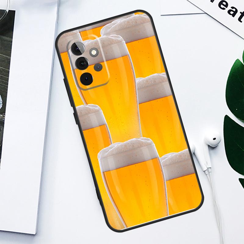 Стакан Пива Алкоголь Для Samsung Galaxy A13 A53 A33 A54 A34 A14 A55 A35 A15 A05 A06 A16 A22 A32 A52 Чехол для Телефона