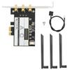 Беспроводная карта 802.11AC WiFi + для Bluetooth 4.0 Настольная WLAN-карта PCI E + 3 антенны BCM943602CS