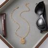 Youthway Счастливый Циркон Бирюзовый Амулет Глаз Кулон Ожерелье Для Женщин Позолоченная Нержавеющая Сталь Ожерелье Рождественский Подарок
