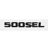 3D ABS Car Sticker Tail Trunk Number Letters Badge for Mercedes Benz 300SEL 500SEL 560SEL 600SEL Emblem Decals Decoration