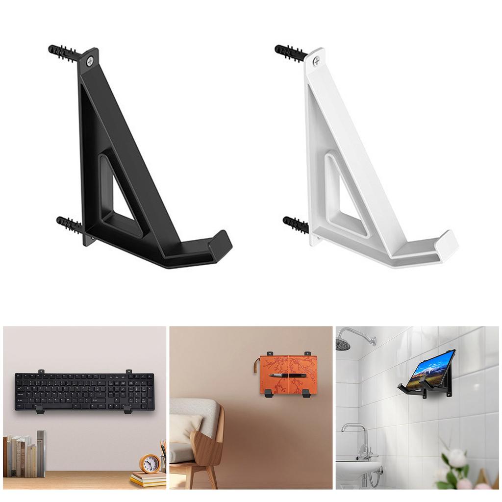 Универсальный настенный держатель для клавиатуры, планшетов, дисплей, стойка для хранения, наклеивание или установка на винтах, прочное крепление