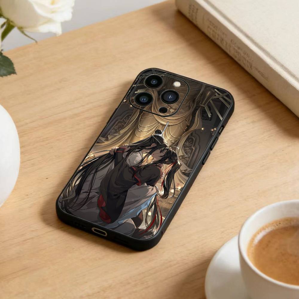 Чехол для телефона 'Грандмастер Демонической Культивации' для iPhone 16, 15, 14, 13, 12, 17, Pro Max, Plus, силиконовый, черный