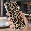 Чехол с леопардовым принтом для Samsung A57 S26 Ultra A37 A17 A56 A36 A26 A16 A55 A35 A25 A15 A54 5G S21 FE S22 S23 S24 S25 Plus Прозрачный Мягкий Чехол из ТПУ