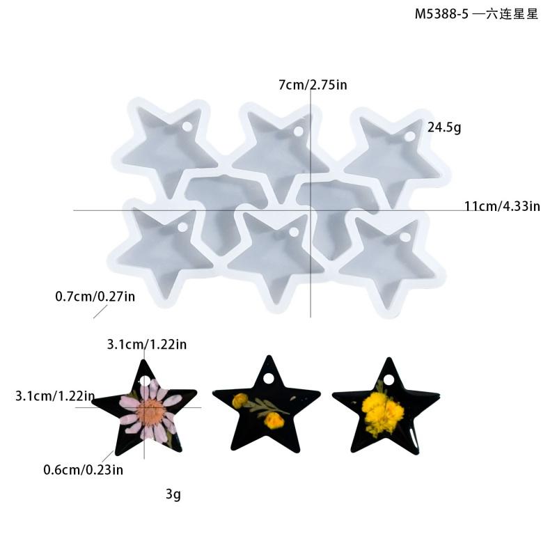 Сделай сам Форма для заливки капель Ключница Подвеска Серьги Луна Любовь Бабочка Силиконовая форма Аксессуары для брелока