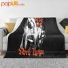 Плед Avril Lavigne Bite Ультрамягкий Зимнее Покрывало на Диван Постельное Белье