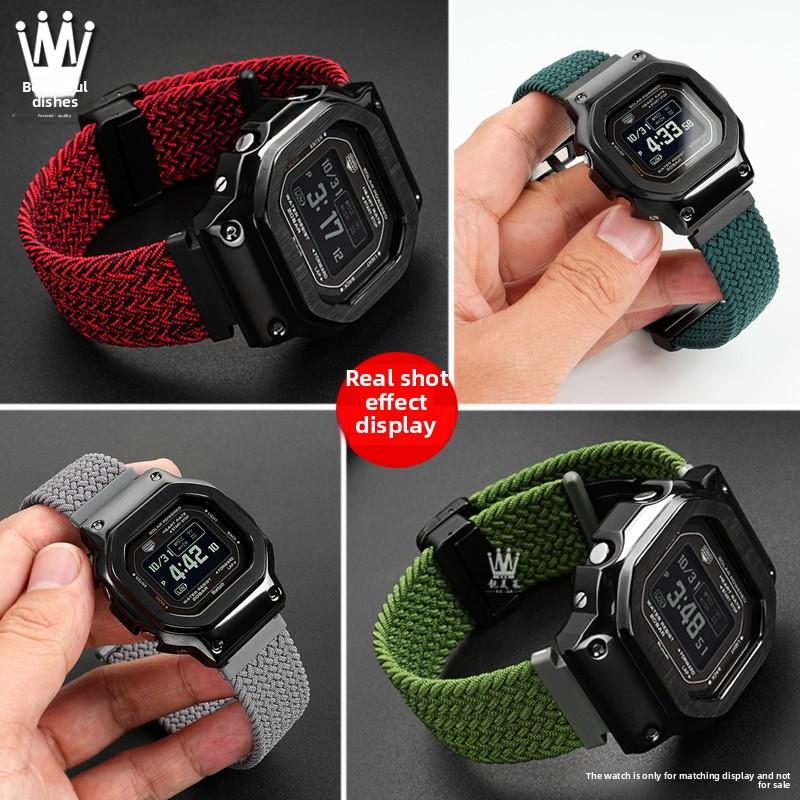 Эластичный нейлоновый ремешок для часов Casio серии DW-H5600 40-летие dw h5600 Магнитная застежка Ремешок для часов Быстросъемный браслет