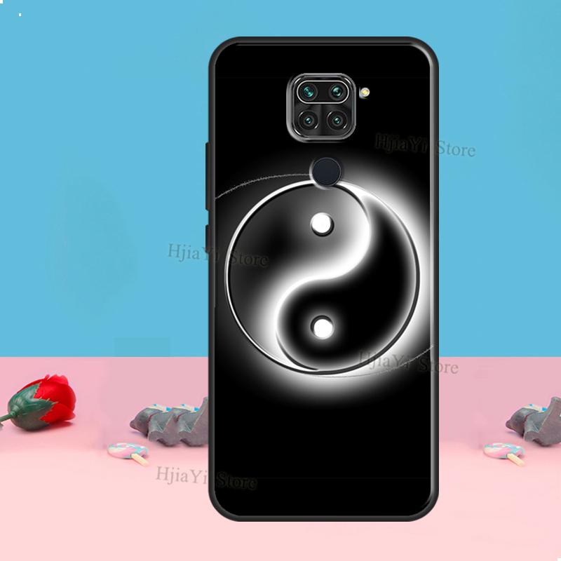 Черно-белый чехол Инь Ян для Redmi Note 8 9 10 11 12 Pro Plus 10S 11S 12S Чехол для Redmi 9C 10A 10C 12C Coque