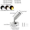 Светодиодная лампа для чтения 12-24 В с зарядкой USB/Type-C для автодомов и яхт