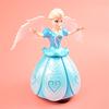Кукла принцессы, игрушки «Холодное сердце», кукла Эльзы и Анны с крыльями, фигурка, вращающийся танцевальный проекционный свет