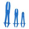 3PCS Flexible Hose Line Pliers Set Insulated Nylon Brake Fuel Hose Clamps Multiple Sizes Blue