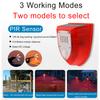 Solar Sound and Light Alarm Motion Sensor 110DB Sound Alert LED Flash Warning Strobe Security Alarm System for House