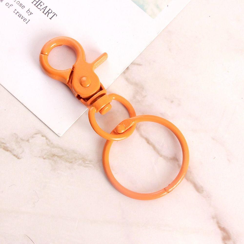 Snap Buckle Hooks Jewelry DIY Buckle Connector Spring Clasp for Keychain Craft Lovers