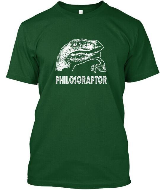 Philosoraptor T-Shirt Made in the USA Size S to 5XL