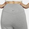 Nike Женские спортивные брюки с однотонным логотипом и завязками, облегающие, серые DM7038-073