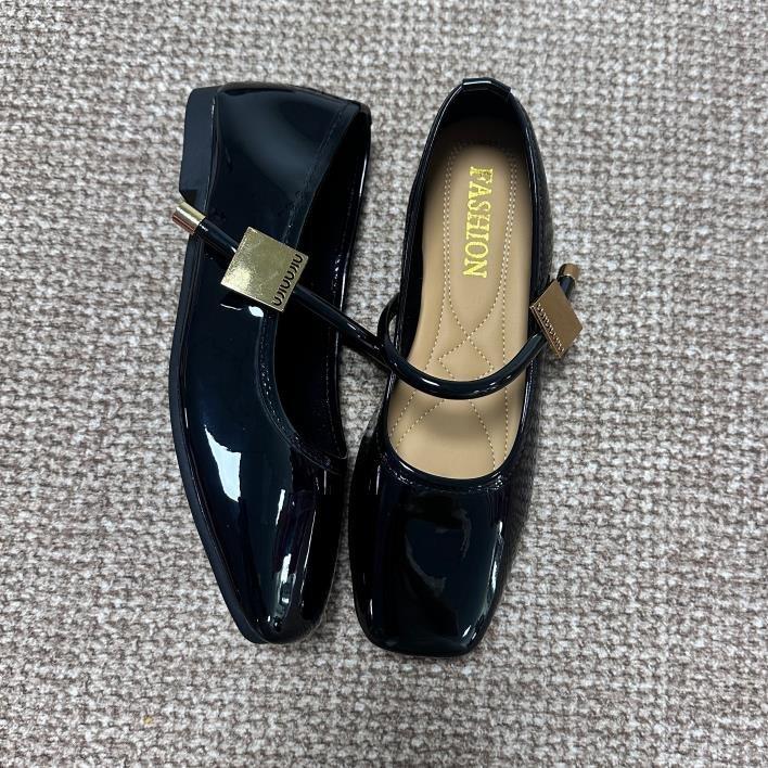 С юбкой туфли Мэри Джейн женская обувь весна и лето новые балетки серебристые маленькие кожаные туфли