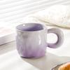Высококачественная градиентная керамическая чашка, нишевый дизайн, кружка с крышкой и ложкой для девушек, кофейная чашка, чашка для питья воды для пары